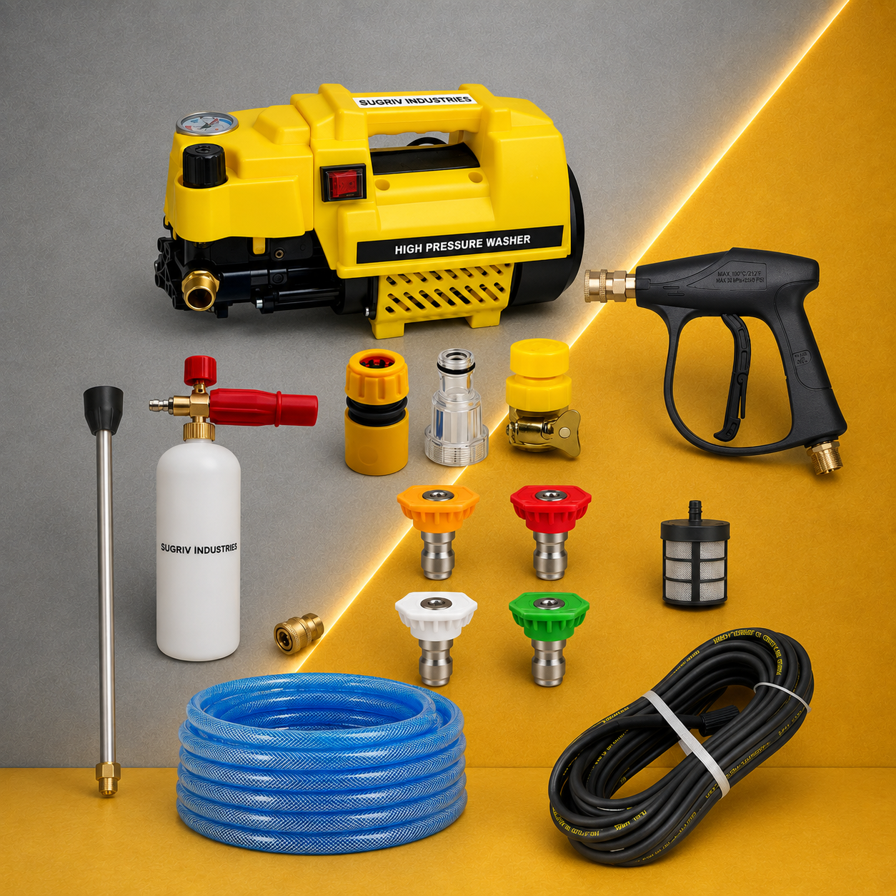Sugriv Industries Gen 1 pressure adjustable pressure washer